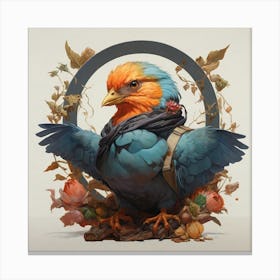 Bird Of The Forest Canvas Print