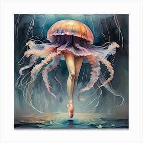 Dancing in the deep end Canvas Print