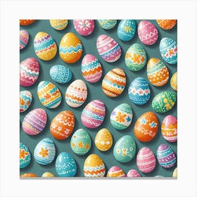 Easter Eggs Canvas Print