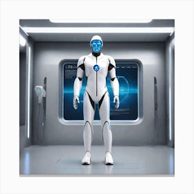 Futuristic Man 20 Canvas Print