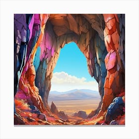 Cave In The Rock Canvas Print