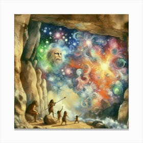 Cave Of The Ancients 1 Canvas Print