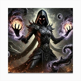 Queen Sorath Dark Flame Manipulation Converted Canvas Print