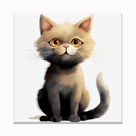 Angry Cat 13 Canvas Print