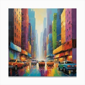 New York City Art Print 1 Canvas Print