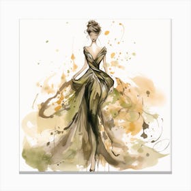 Fashion Illustration 8 Canvas Print