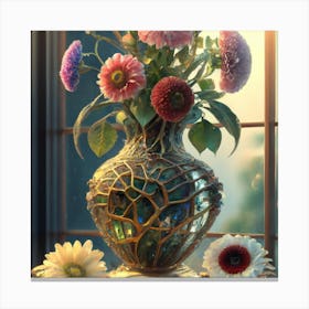 Vase Unique And Rare Decorative Antique 7 Canvas Print