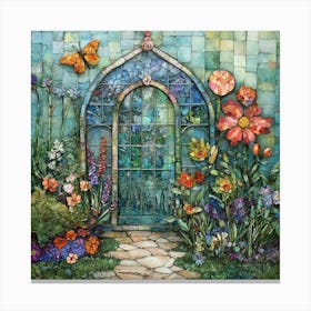 Garden Gate Art Canvas Print