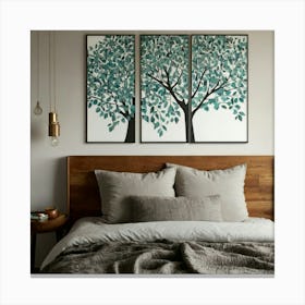 Three Trees Canvas Print