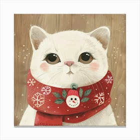 Christmas Cat 2 Canvas Print