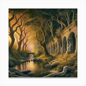 Forest Path Canvas Print