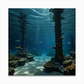 Default Create Unique Design Of Under Ocean 2 Canvas Print