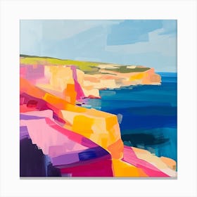 Abstract Travel Collection Malta 2 Canvas Print