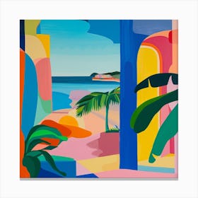 Abstract Travel Collection Anguilla 6 Canvas Print