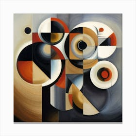 Abstract Painting Cubismo Abstract 6 Canvas Print