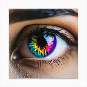 Rainbow Eye 2 Canvas Print