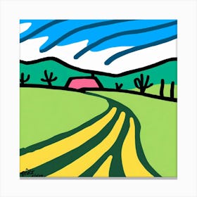 Road To The Farm Canvas Print