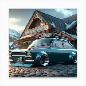 Ford Escort Canvas Print