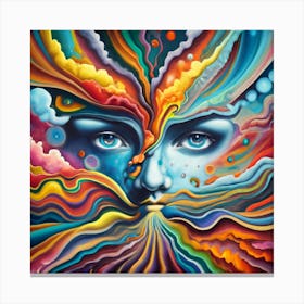 Psychedelic Painting 1 Canvas Print