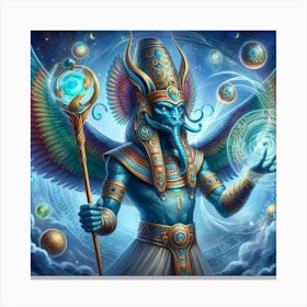 Ancient Egyptian God Thoth 1 Canvas Print