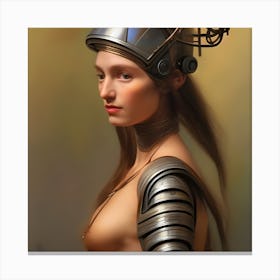 Robot Girl 7 Canvas Print