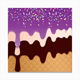 Ice Cream Sundae 29 Canvas Print