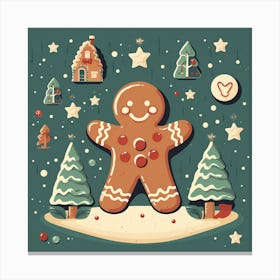 Christmas Gingerbread 1 Canvas Print