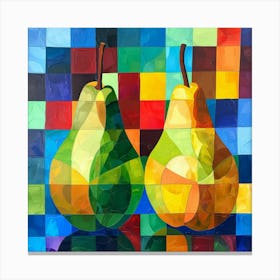 Two Pears 5 Canvas Print