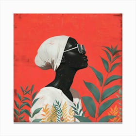 Woman In A Turban Canvas Print