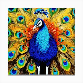 Pride of peacocks Canvas Print
