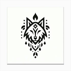 Wolf Head 13 Canvas Print