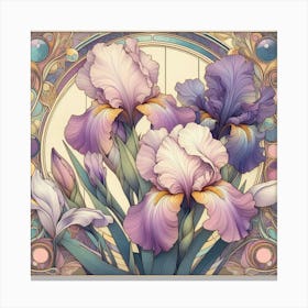 Iris Painting 2 Canvas Print