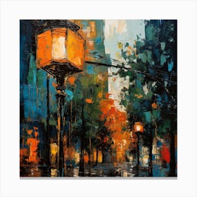 Street Lamp Canvas Print