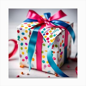 Happy Birthday Gift Canvas Print