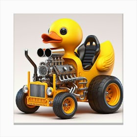 Duck Car 1 Canvas Print