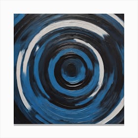 BB Borsa Blue Spiral Canvas Print