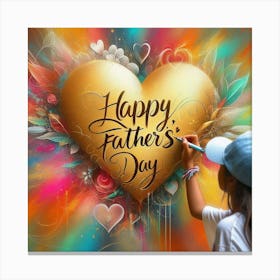 Happy Father'S Day 9 Canvas Print