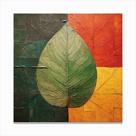 Abstract leaf Canvas Print