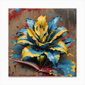 Blue Lily Canvas Print