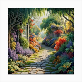 Garden Path 5 Canvas Print