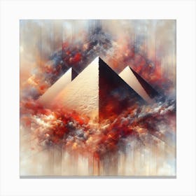 Pyramids Of Giza 1 Canvas Print