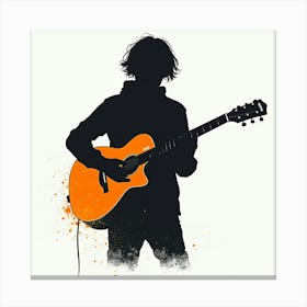 Acoustic Guitar Canvas Print