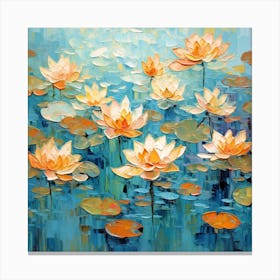 Water Lilies 10 Canvas Print