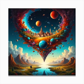 Heart Of The Universe Canvas Print