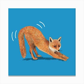 Foxy Fox Square Canvas Print