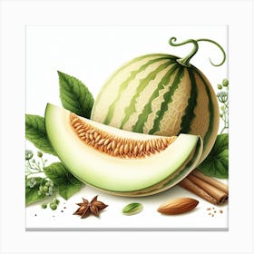 Melon 3 Canvas Print