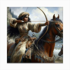 Archer Woman48 Canvas Print