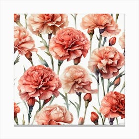 Carnations Canvas Print