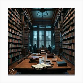 Library 4 Canvas Print