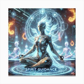 Zora Ashheart Spirit Guidance Scifi Canvas Print